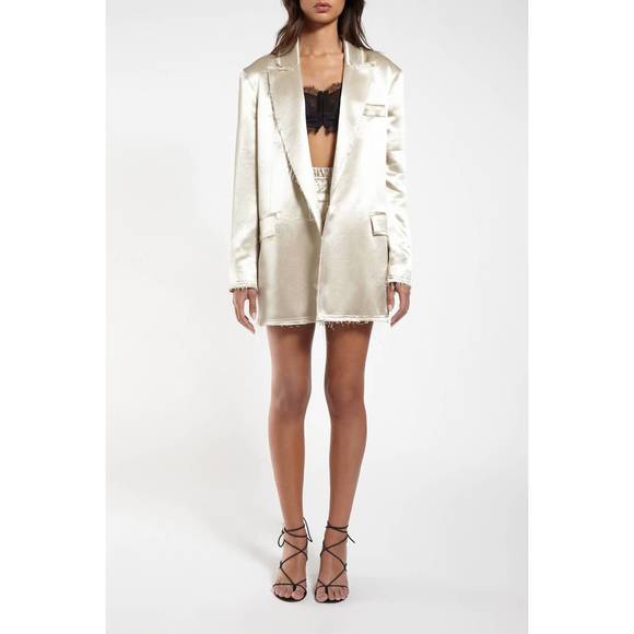 NEW IANUA hillary blazer in greige - Picture 1 of 3